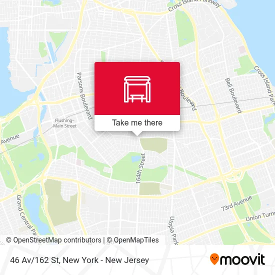 46 Av/162 St map