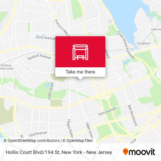 Mapa de Hollis Court Blvd/194 St