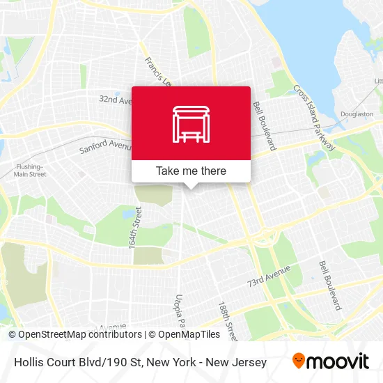 Hollis Court Blvd/190 St map