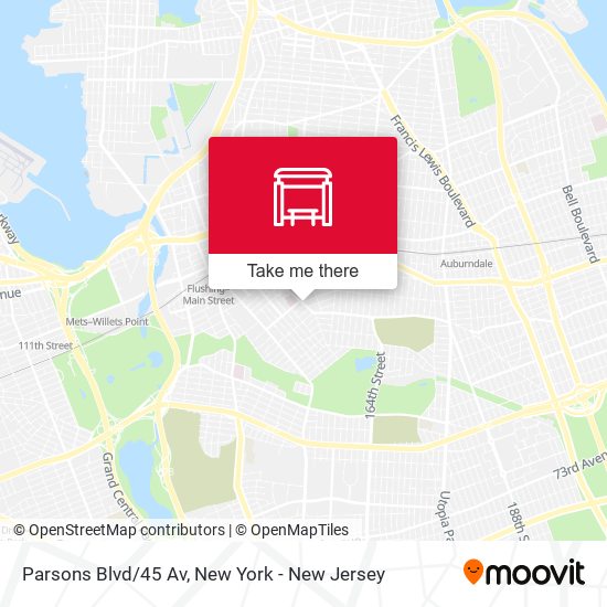Parsons Blvd/45 Av map