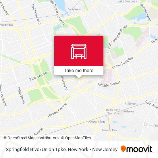 Springfield Blvd/Union Tpke map