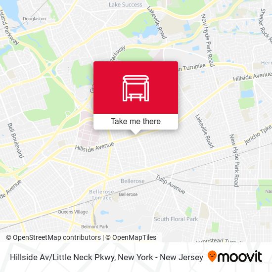 Mapa de Hillside Av/Little Neck Pkwy