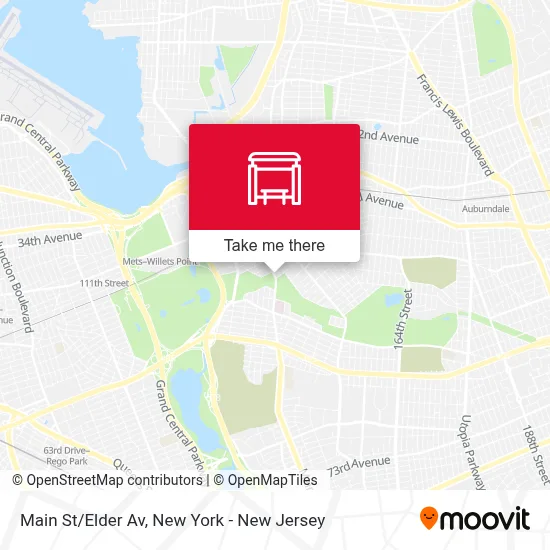 Main St/Elder Av map