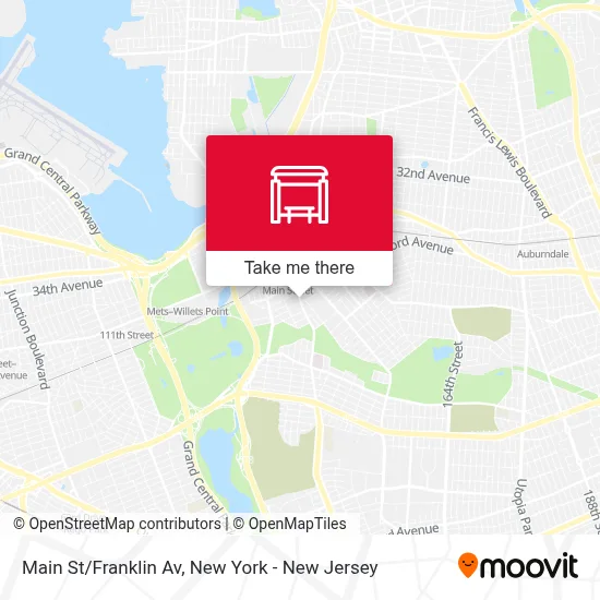 Main St/Franklin Av map