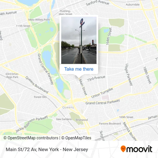 Main St/72 Av map