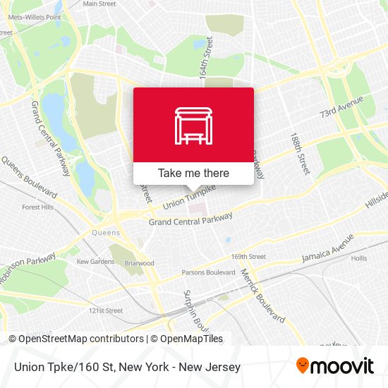 Mapa de Union Tpke/160 St