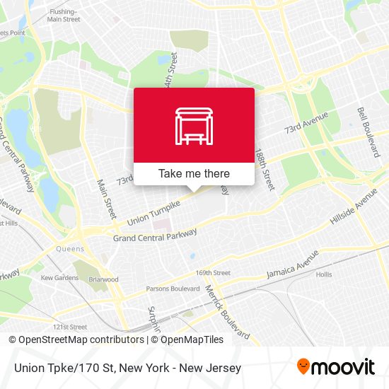 Mapa de Union Tpke/170 St