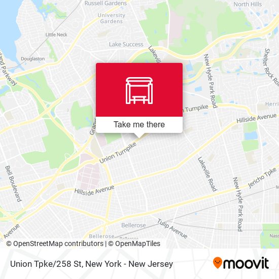 Mapa de Union Tpke/258 St