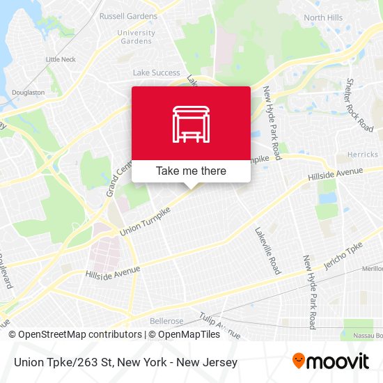 Mapa de Union Tpke/263 St