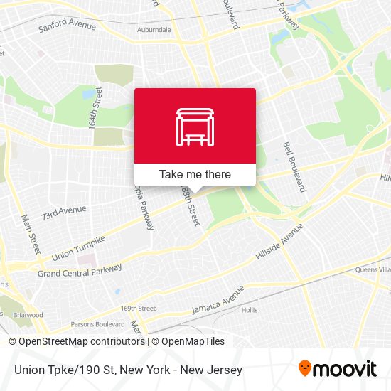 Mapa de Union Tpke/190 St