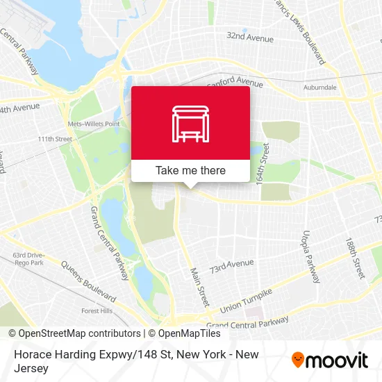 Horace Harding Expwy/148 St map