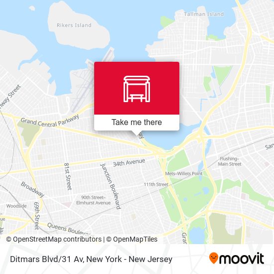 Ditmars Blvd/31 Av map