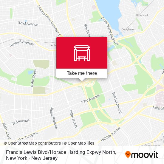 Mapa de Francis Lewis Blvd / Horace Harding Expwy North