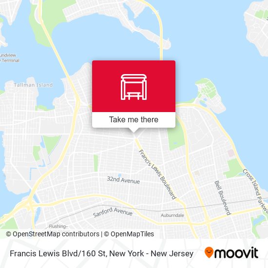 Mapa de Francis Lewis Blvd/160 St