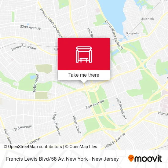 Francis Lewis Blvd/58 Av map