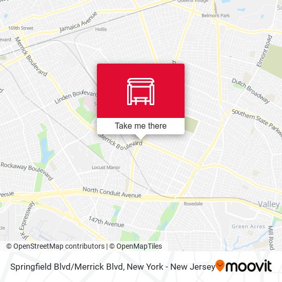 Mapa de Springfield Blvd/Merrick Blvd