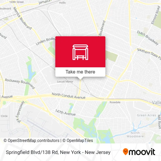 Springfield Blvd/138 Rd map