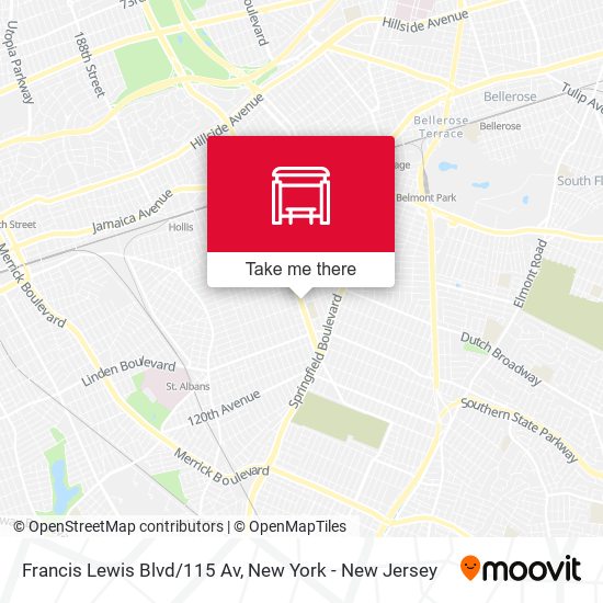 Francis Lewis Blvd/115 Av map