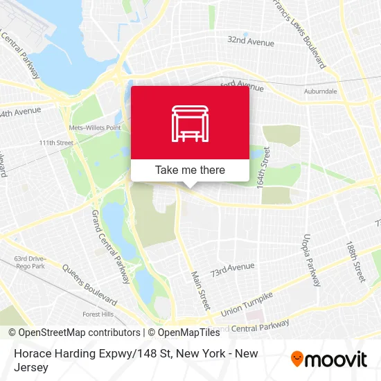 Horace Harding Expwy/148 St map