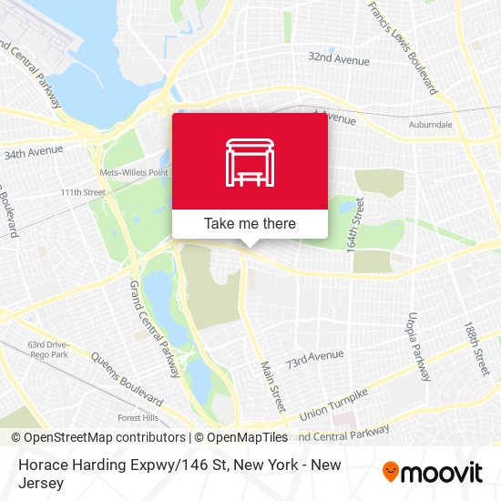 Horace Harding Expwy/146 St map