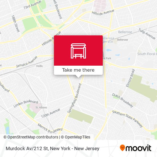 Murdock Av/212 St map