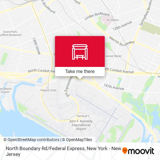 North Boundary Rd / Federal Express map