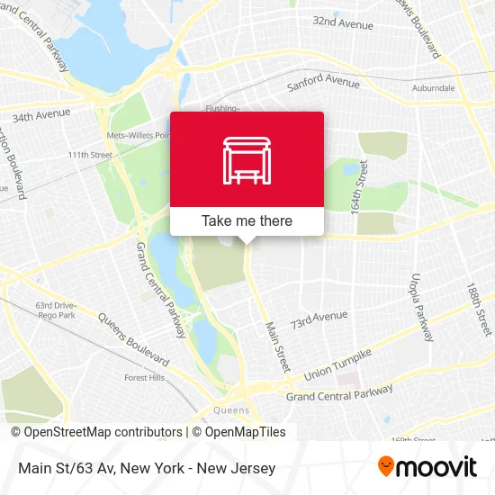 Main St/63 Av map