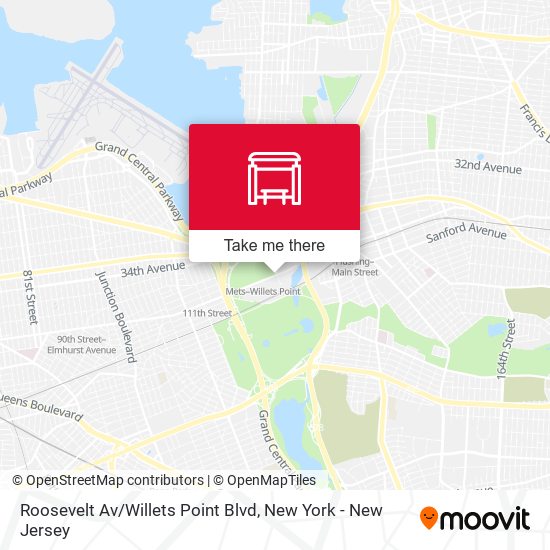Roosevelt Av / Willets Point Blvd map