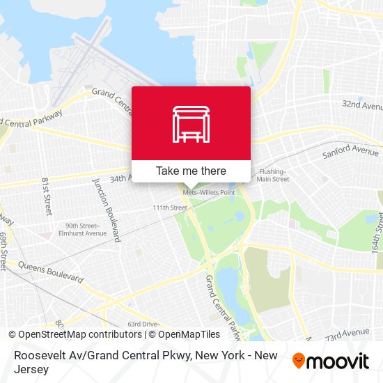 Roosevelt Av / Grand Central Pkwy map