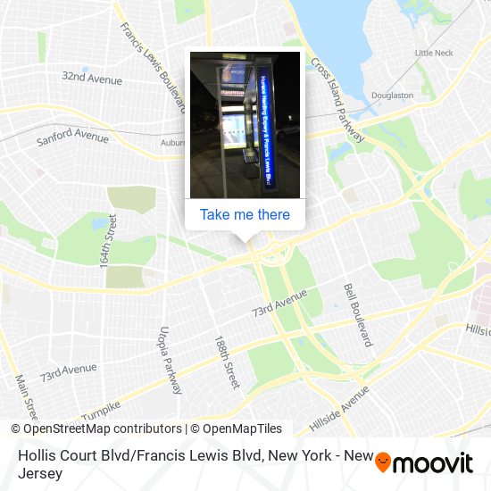Mapa de Hollis Court Blvd / Francis Lewis Blvd
