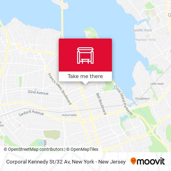 Corporal Kennedy St/32 Av map