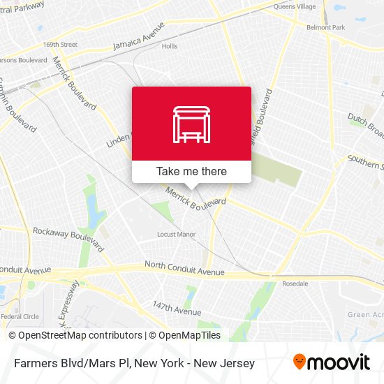 Mapa de Farmers Blvd/Mars Pl
