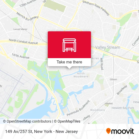 149 Av/257 St map