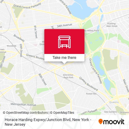 Horace Harding Expwy / Junction Blvd map