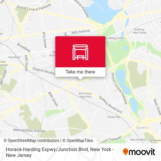 Horace Harding Expwy / Junction Blvd map