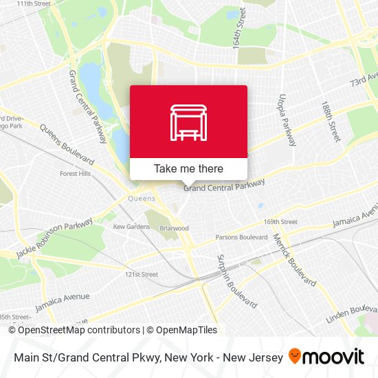 Main St/Grand Central Pkwy map