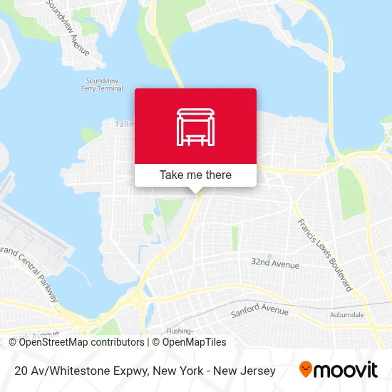 20 Av/Whitestone Expwy map