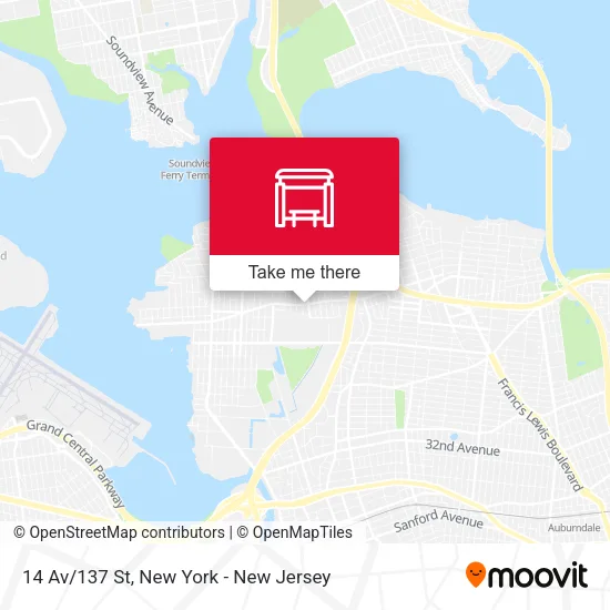 14 Av/137 St map