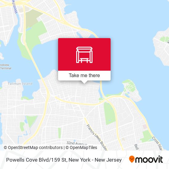 Mapa de Powells Cove Blvd/159 St