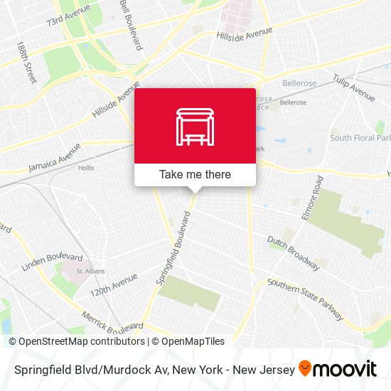 Springfield Blvd/Murdock Av map