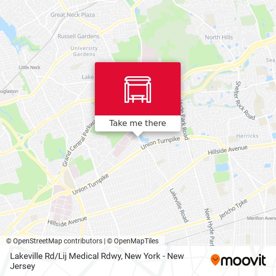 Lakeville Rd/Lij Medical Rdwy map