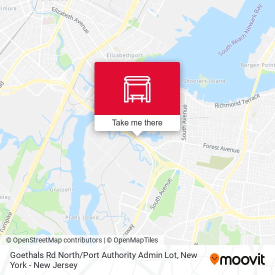Goethals Rd North / Port Authority Admin Lot map