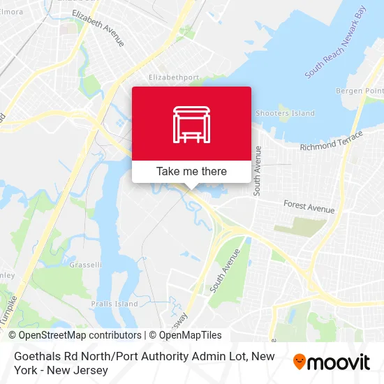 Goethals Rd North / Port Authority Admin Lot map