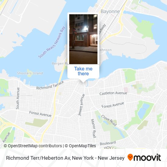Mapa de Richmond Terr/Heberton Av