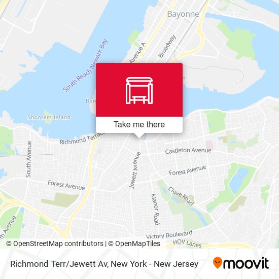 Mapa de Richmond Terr/Jewett Av