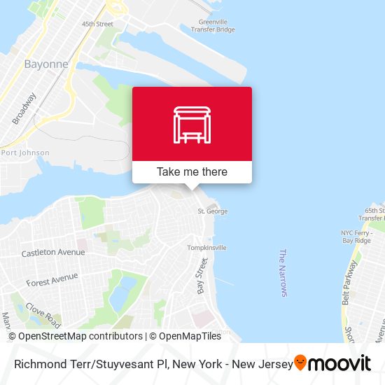 Mapa de Richmond Terr/Stuyvesant Pl