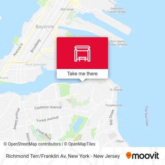 Richmond Terr/Franklin Av map