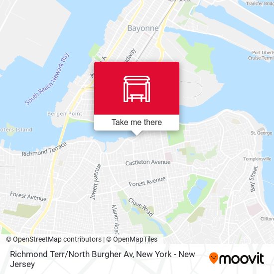 Richmond Terr/North Burgher Av map