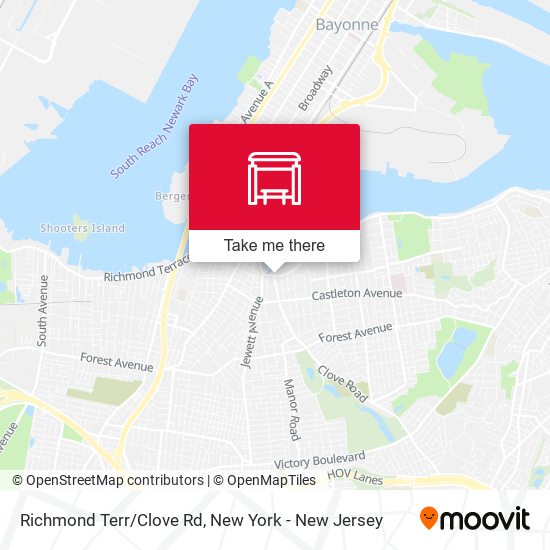 Mapa de Richmond Terr/Clove Rd