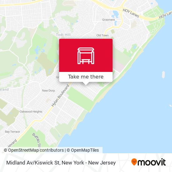 Mapa de Midland Av/Kiswick St